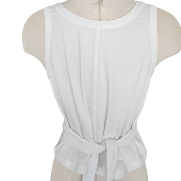 Lululemon Athletica Pure White Tie-Front Tank Top - Picture 6 of 10